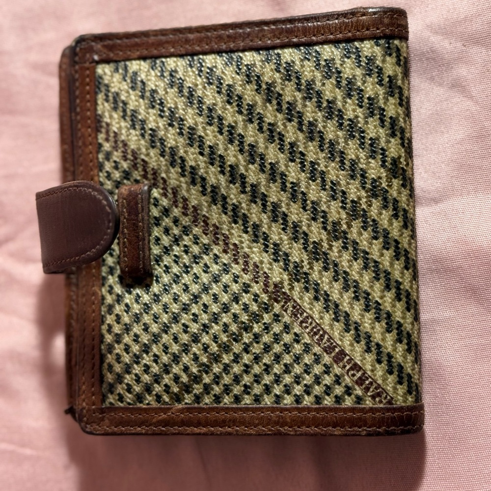 Ralph Lauren Vintage Canvas & Leather Wallet